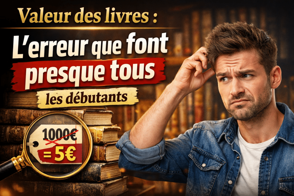 Valeur des livres : l’erreur que font presque tous les débutants" title="Valeur des livres : l’erreur des débutants